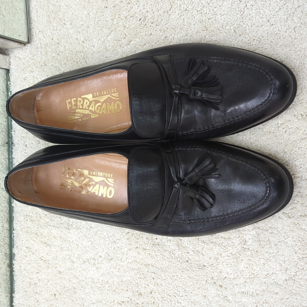 Salvatore Ferragamo Black Loafer